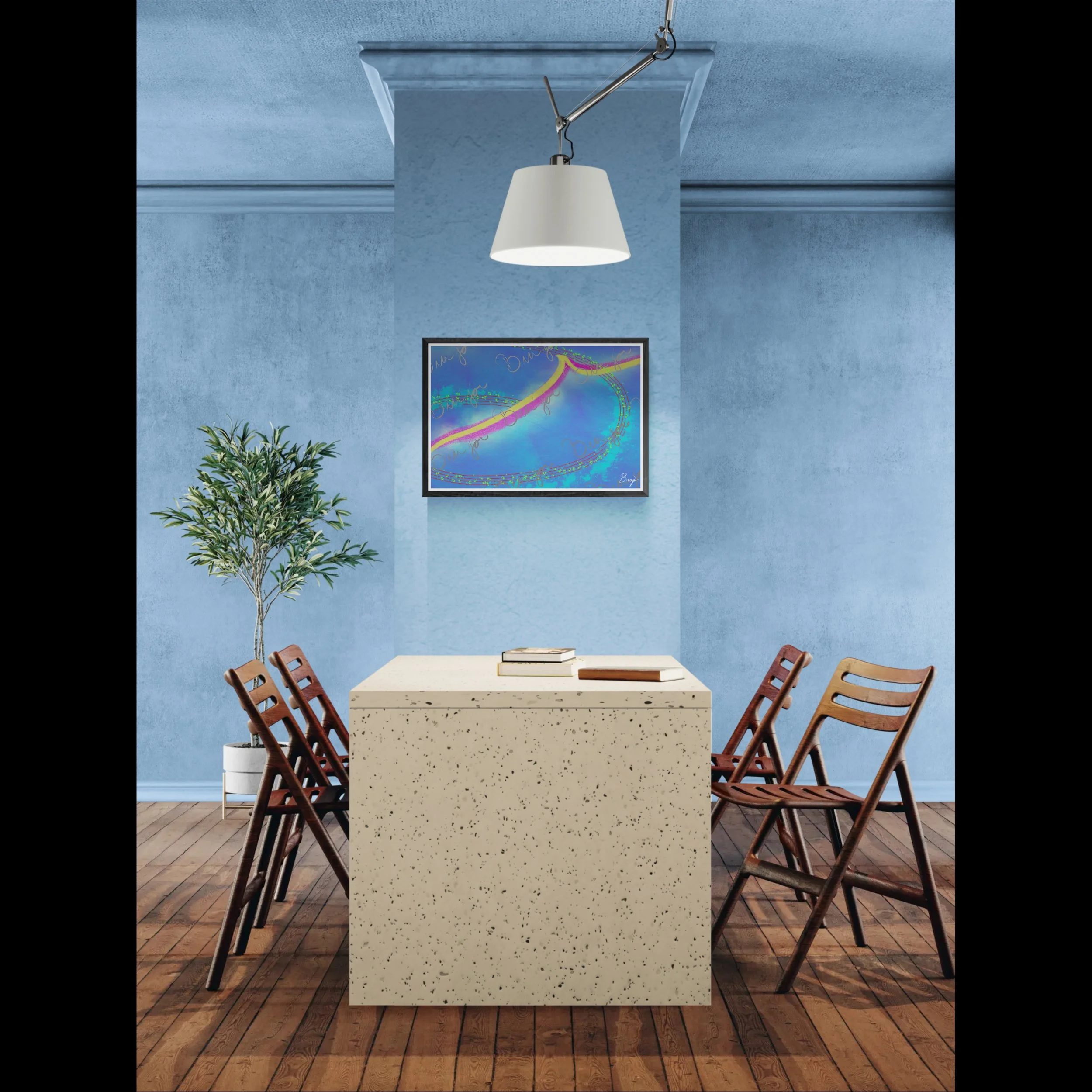 Framed Artwork - Title: Soar