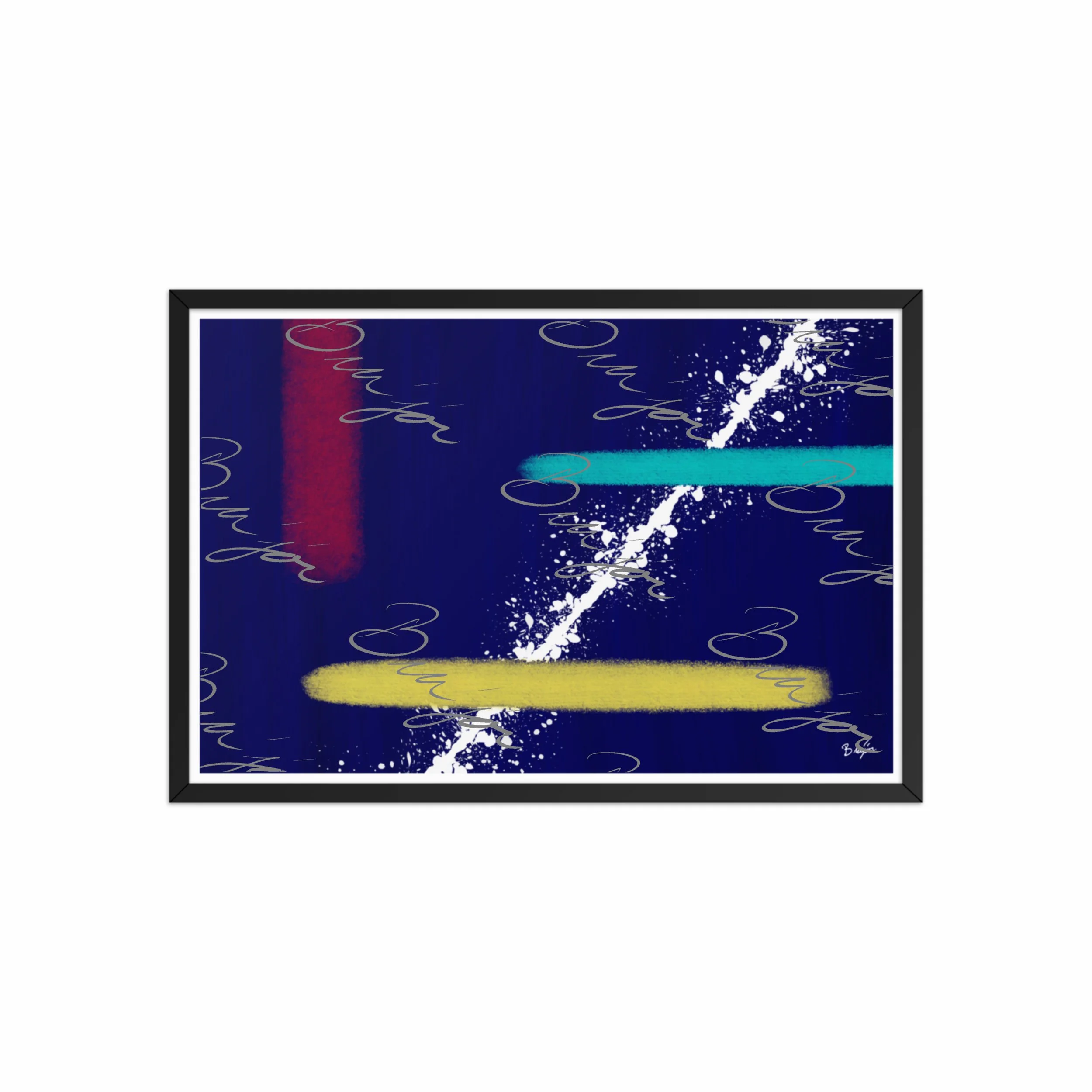 Framed Artwork - Title: Act II