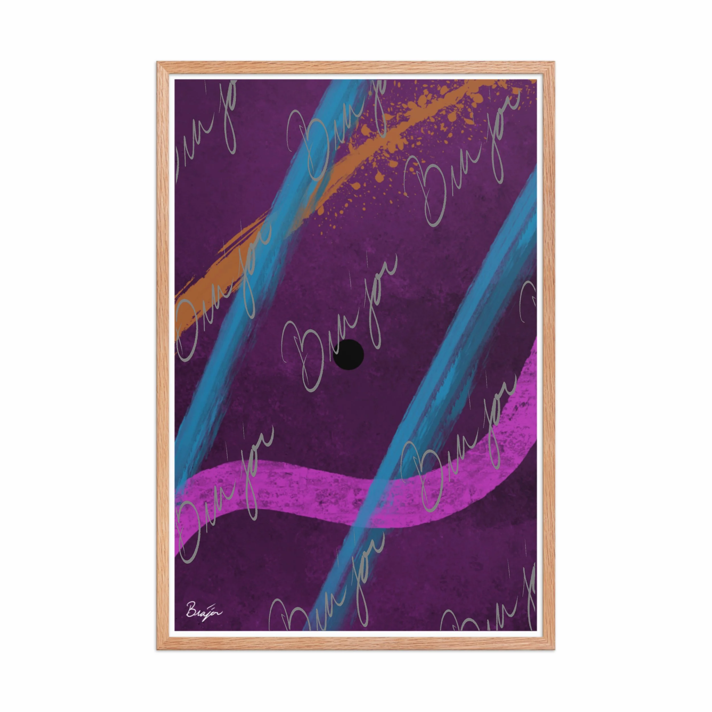 Framed Artwork - Title: Absent