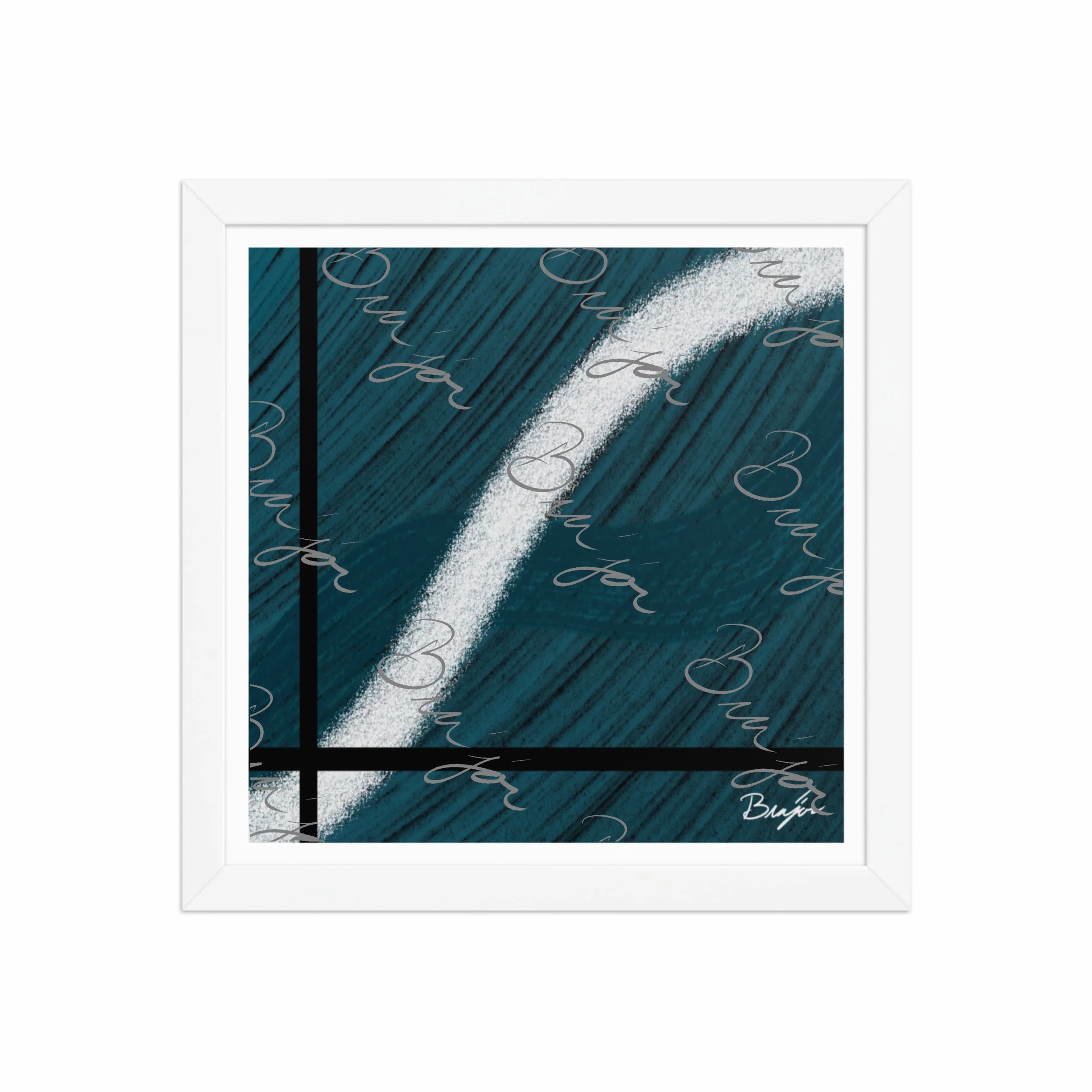 Framed Artwork - Title: The Storm