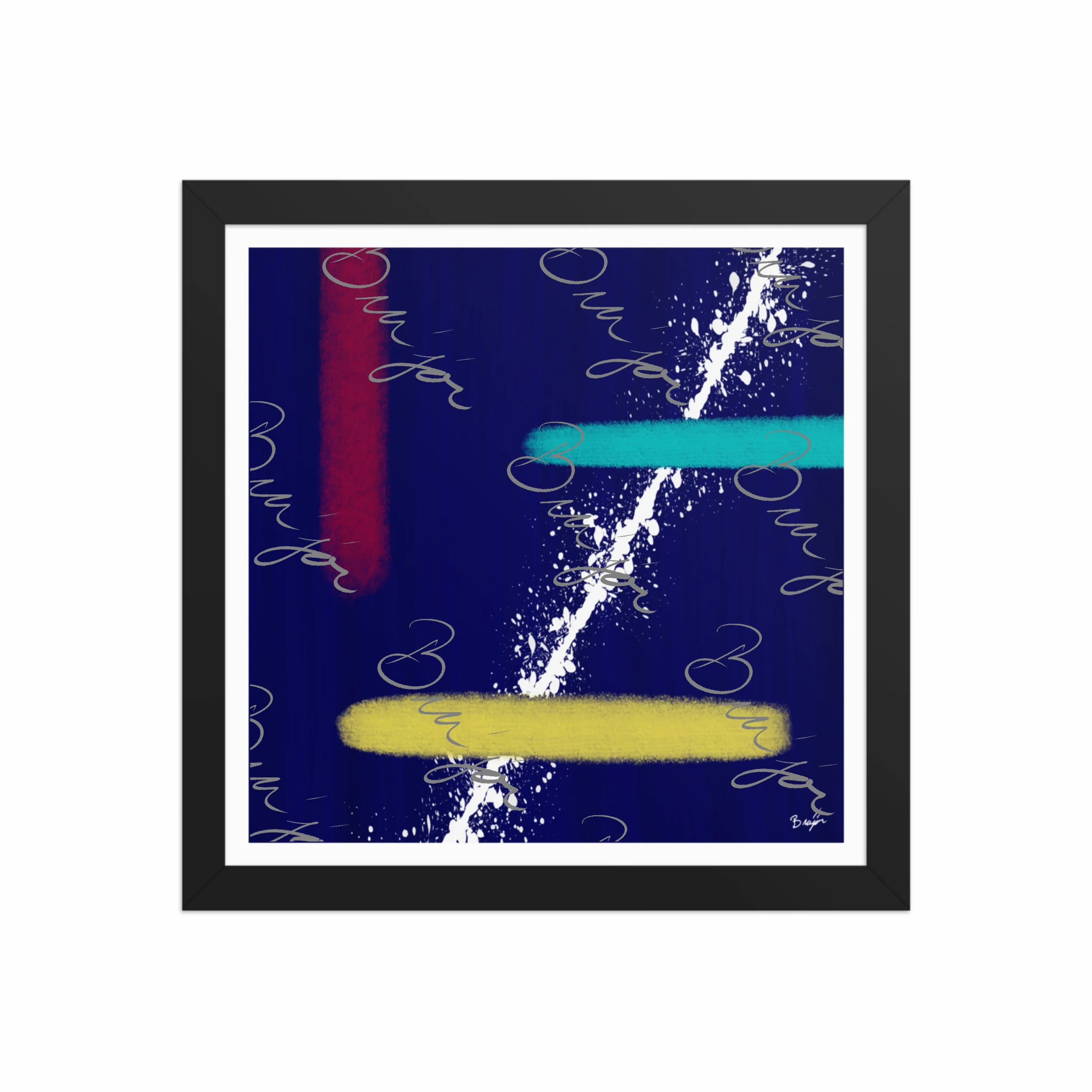 Framed Artwork - Title: Act II