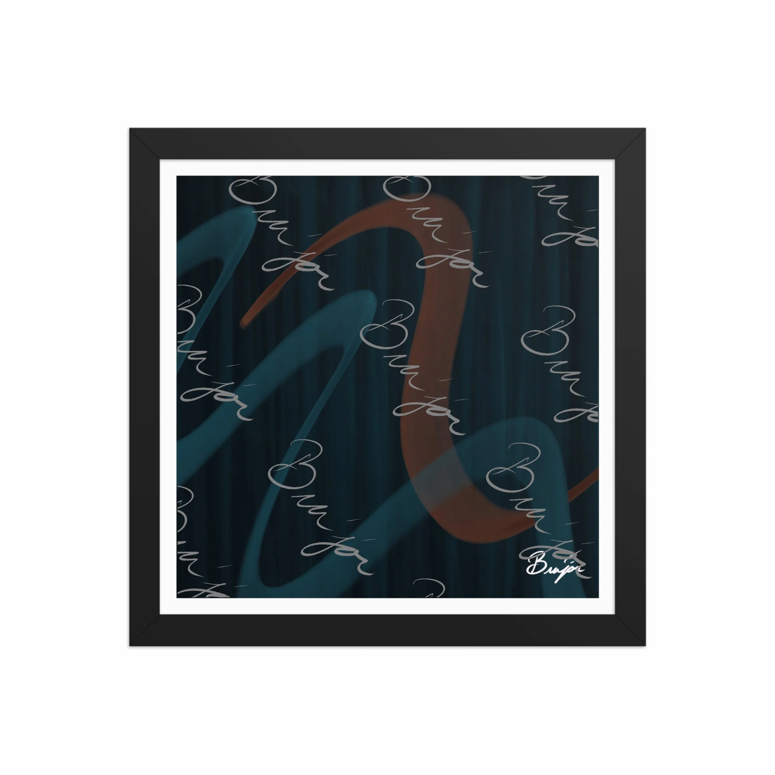 Framed Artwork - Title: Act