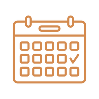 Icon of a calendar with multiple dates or days displayed.