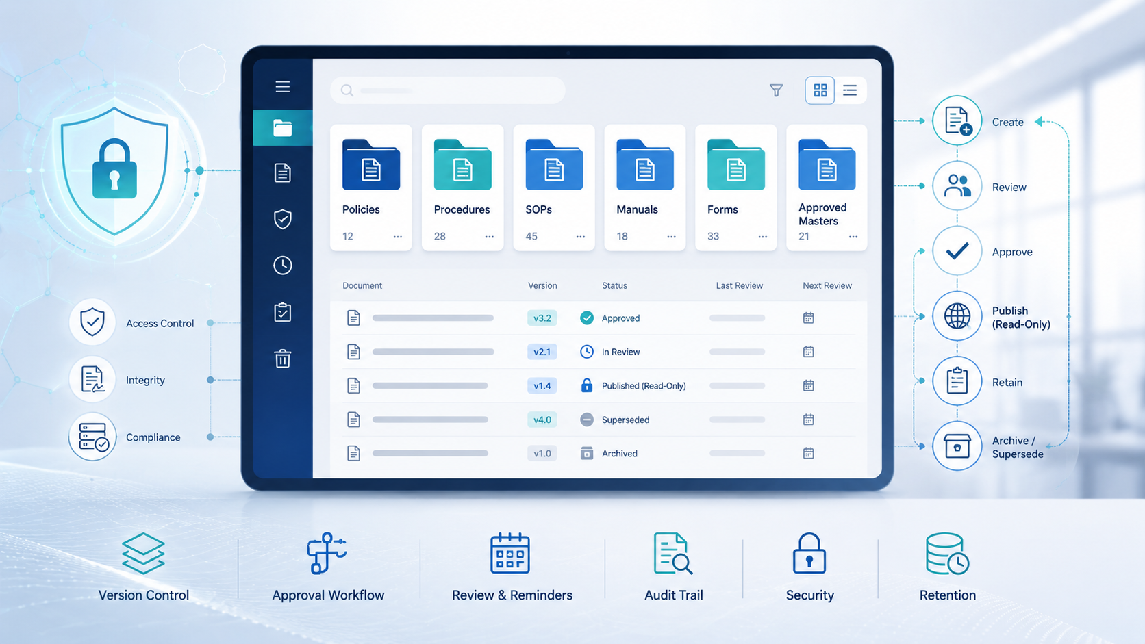 Controlled Documents Best Practices: Managing Policies, Procedures, SOPs, Manuals, Forms, and Approved Masters