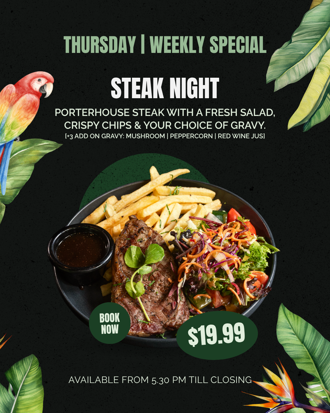 Thursday Steak Night