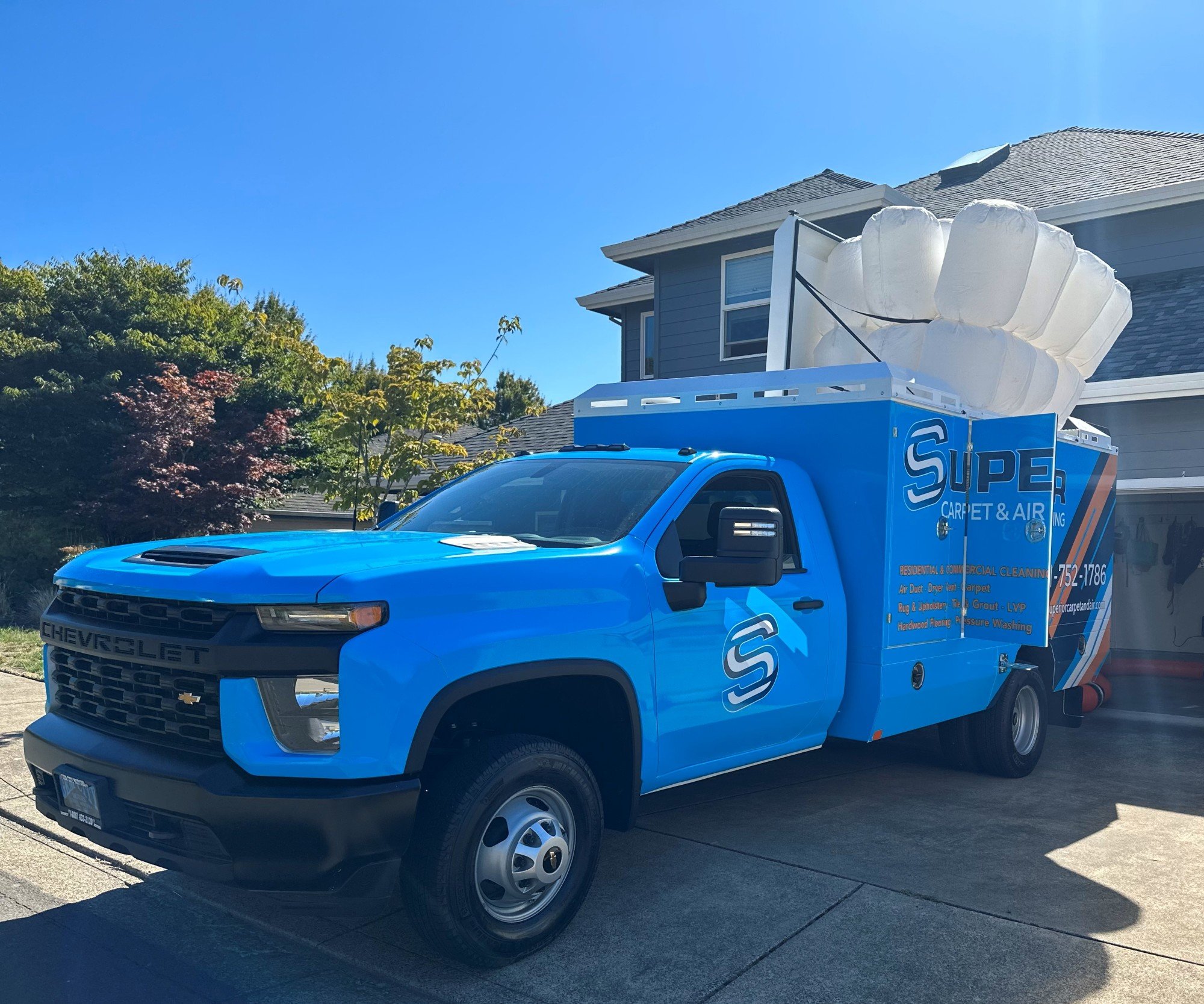 superior carpet and air duct cleaning in boise idaho carpet cleaning truck