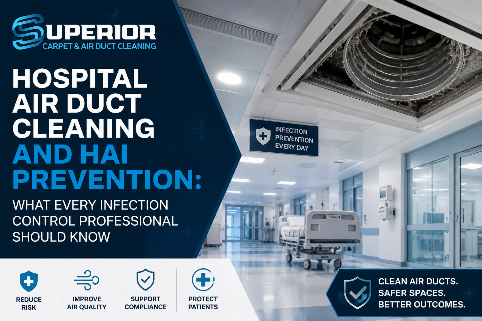 Hospital Air Duct Cleaning and HAI Prevention: What Every Infection Control Professional Should Know