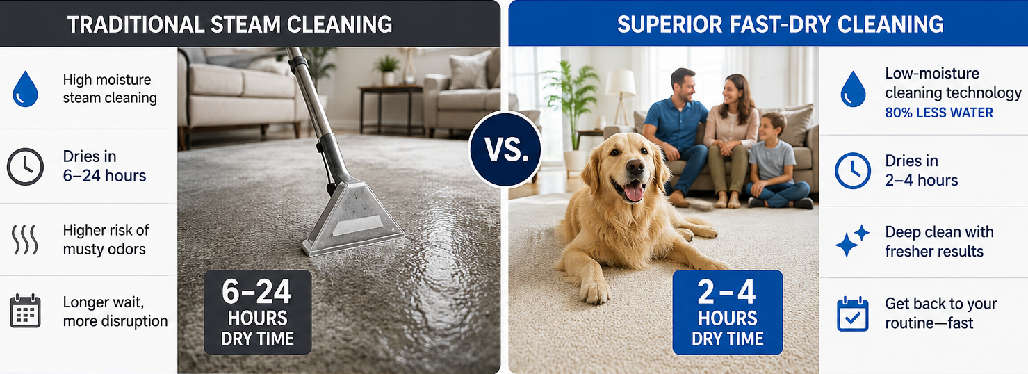 How Long Does Carpet Take to Dry After Professional Cleaning?