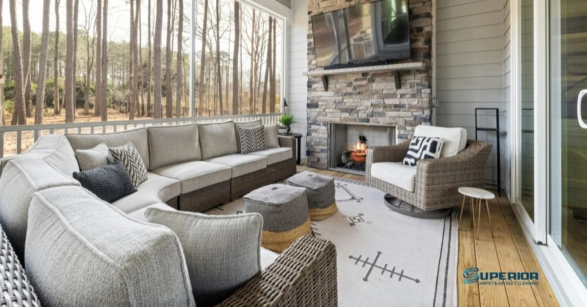 Superior Carpet and Air Duct Cleaning Treasure Valley dust mite allergen on furniture