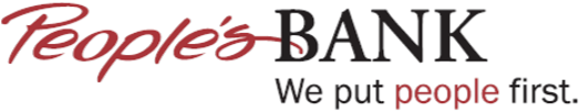 People's Bank logo with slogan 'We put people first'