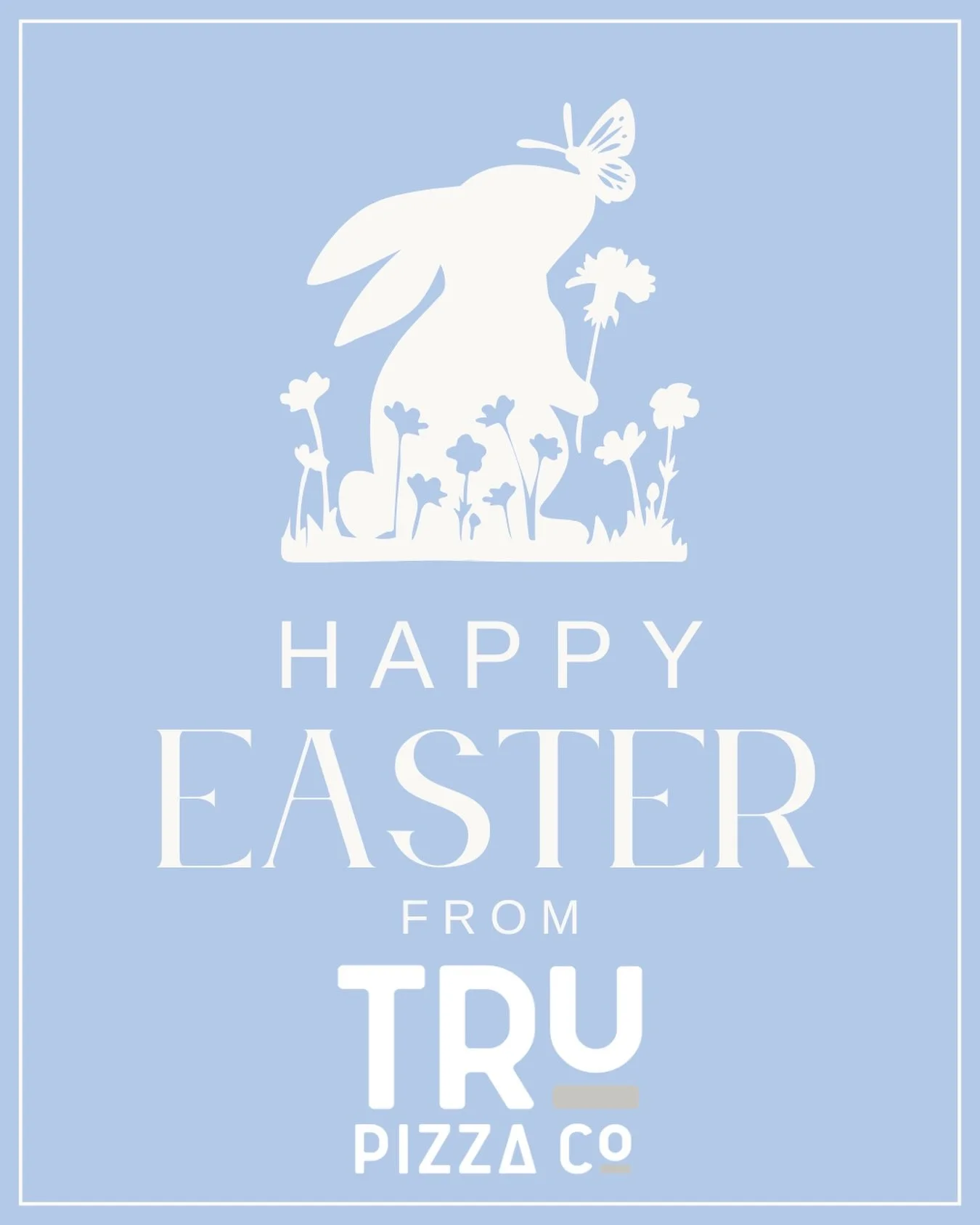 Wishing you a TRU&rsquo;ly delicious Easter 🐣🍕✨

#glutenfreefood #downtownwyandotte #eastersunday🐣 #celiacsafe #allergyfriendly