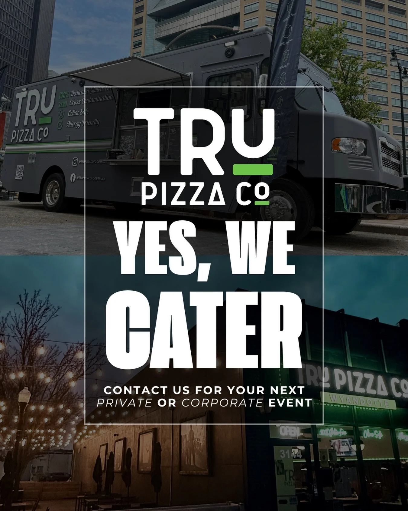 We have been getting a lot of requests asking if we cater and the answer is&hellip; YES! 🙌🏻 

Both our Wyandotte location and Food Truck offer catering options for nearly any and all event types. Whether you&rsquo;re hosting private party at home, 