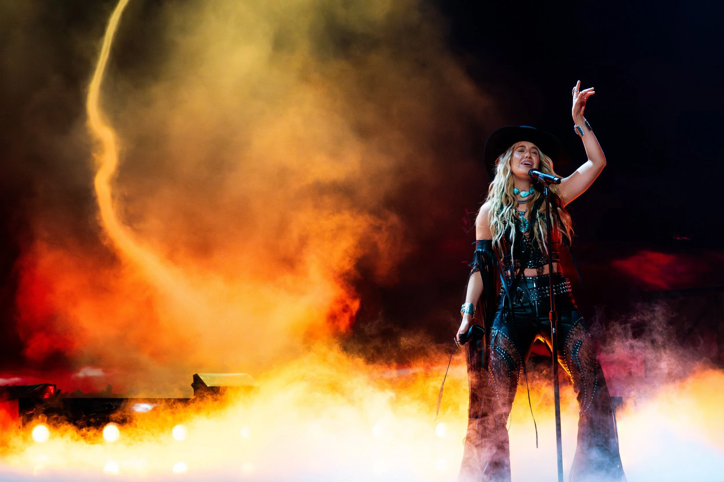 Lainey Wilson on the Academy of Country Music Awards in Frisco, TX.