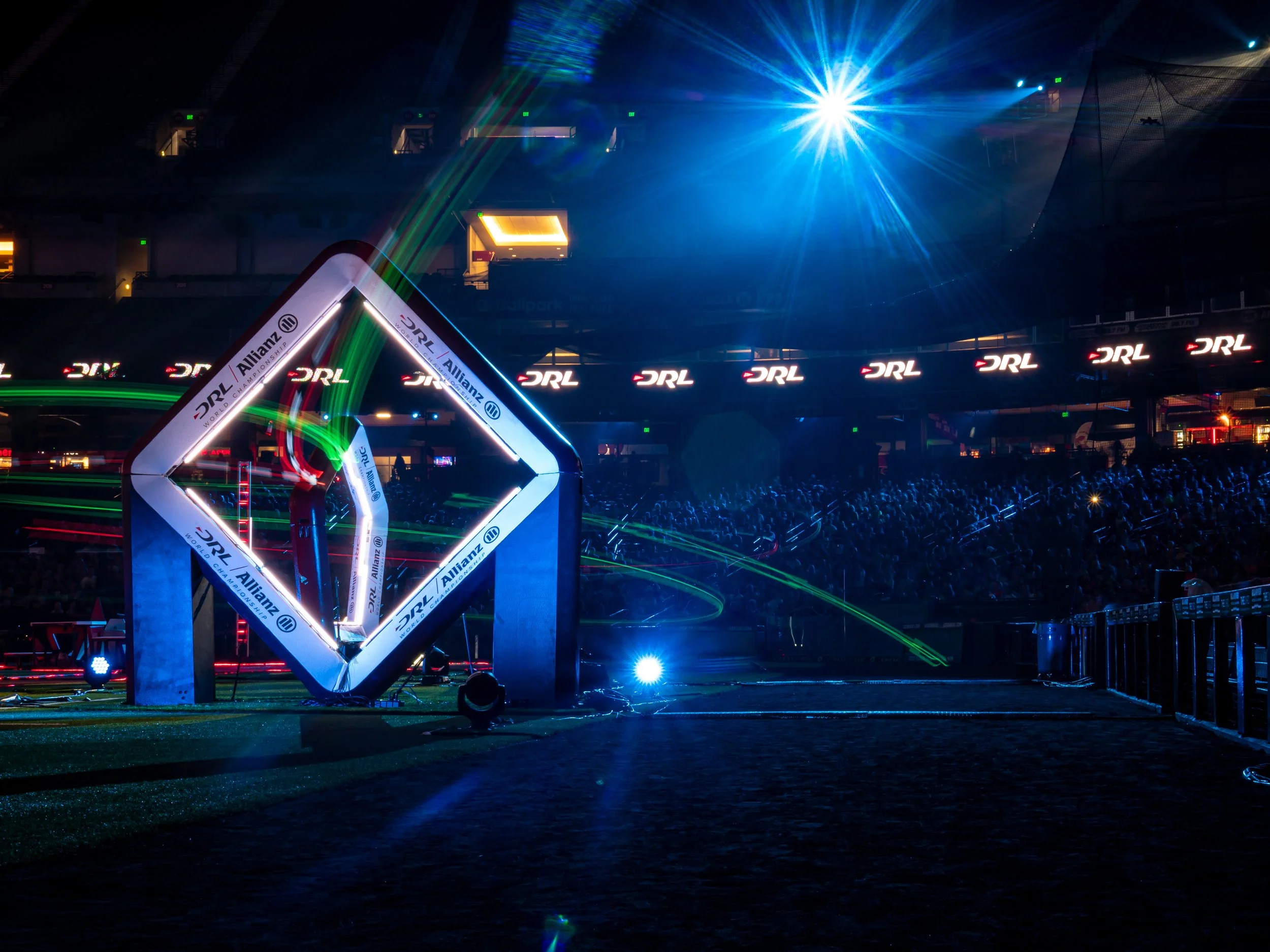 Drone Racing League, Chase Field in Phoenix, Arizona