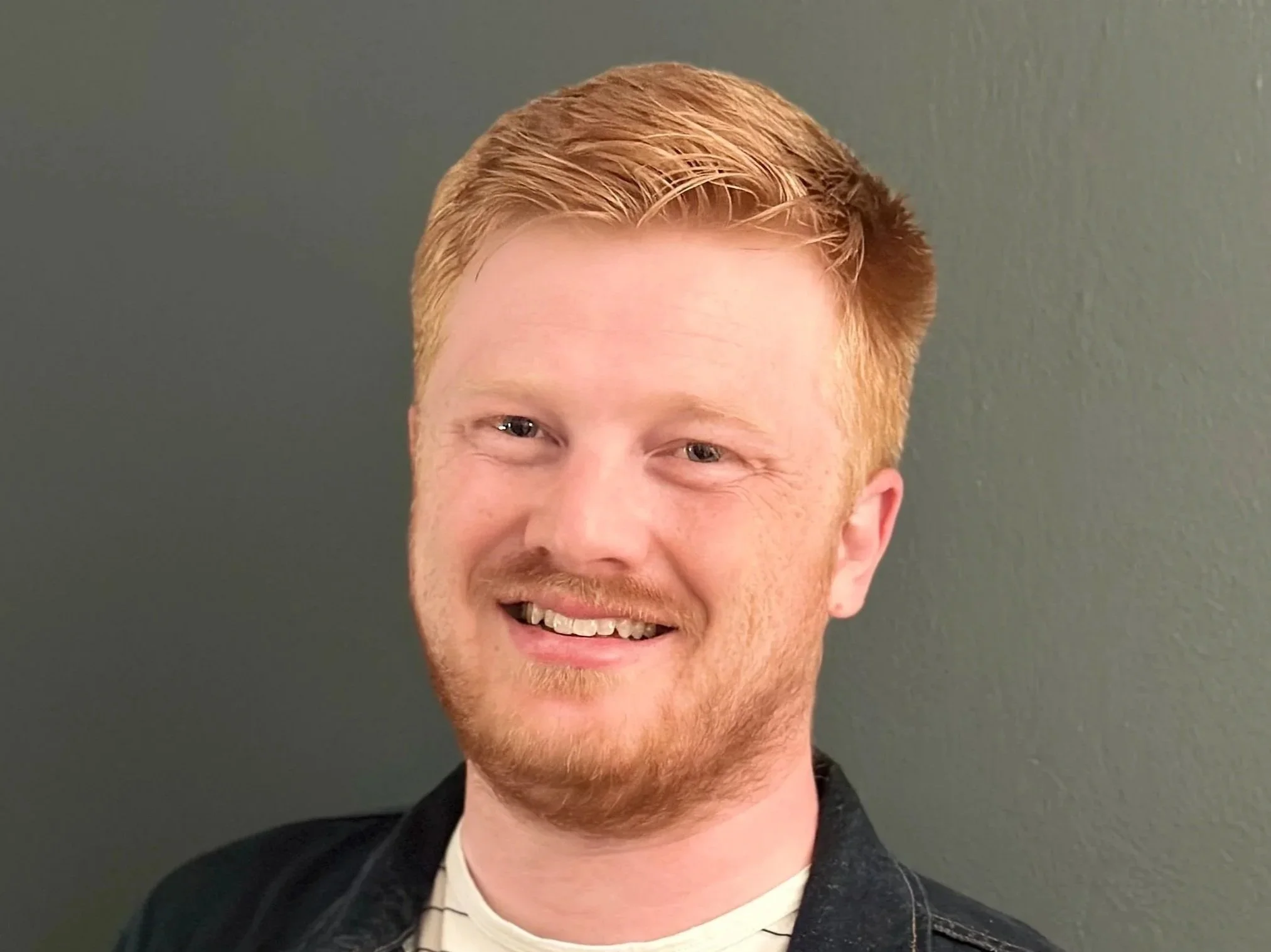 Jeff Behm in a photo studio.