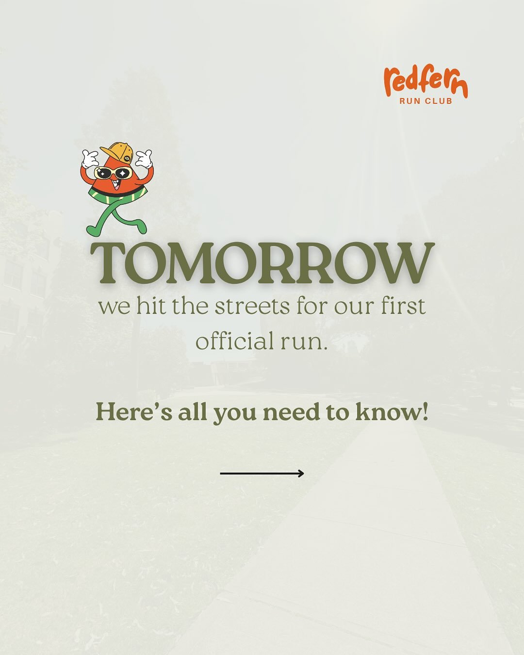 Tomorrow we&rsquo;re hosting our club&rsquo;s first ever run and we&rsquo;re so fkn excited!

All levels, all paces, all welcome. 

No pressure. Just an easy run, good chats, and a chance to connect with others. Come solo or bring a mate. Either way,