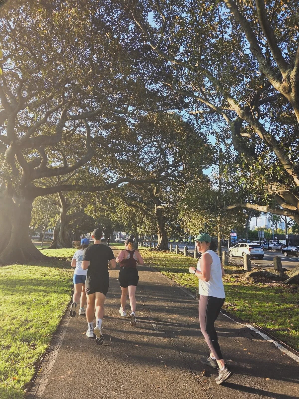 Proof that an evening run can be better than staying at home. Thanks for showing up, bringing the vibes, and making it such a good one. 🍊🫶🏼