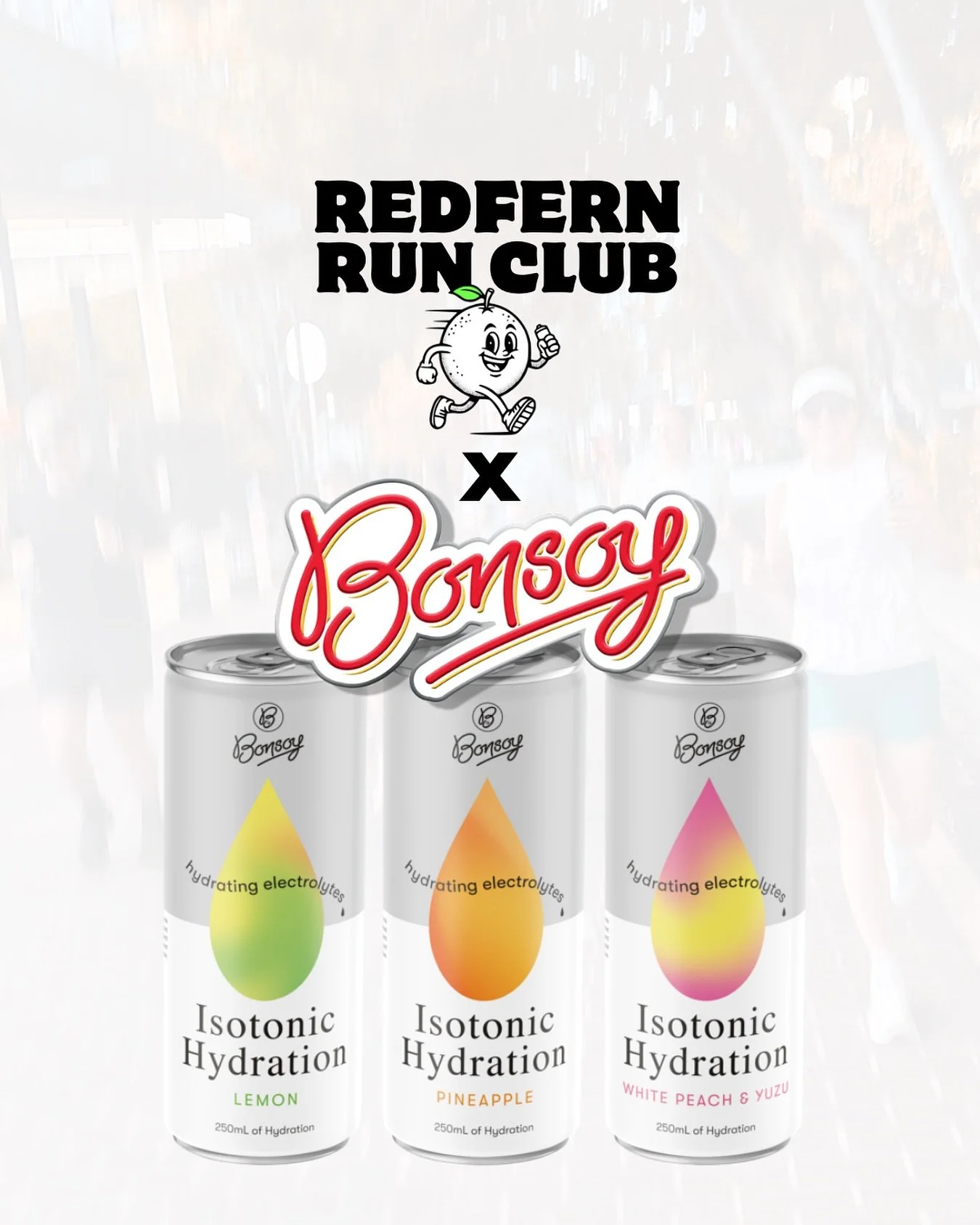 BIG NEWS 🎉

We&rsquo;ve officially partnered with @originalbonsoy as the Official Hydration Partner of Redfern Run Club!

This is a big one for us, and honestly, it just makes sense. Bonsoy&rsquo;s isotonic hydration drinks are built for exactly wha