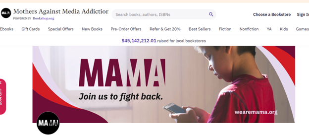 Mother’s Against Media Addiction (MAMA) Book list!