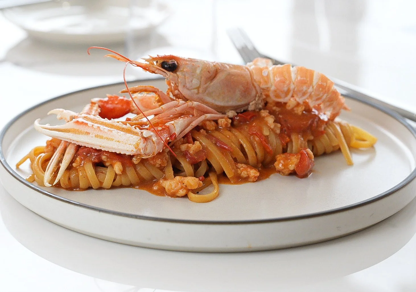Linguina allo scampo di Armonì Restaurant Pozzuoli
