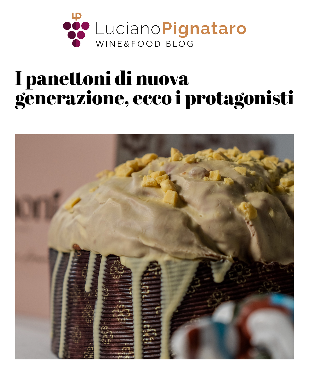 Luciano Pignataro — I panettoni di nuova generazione