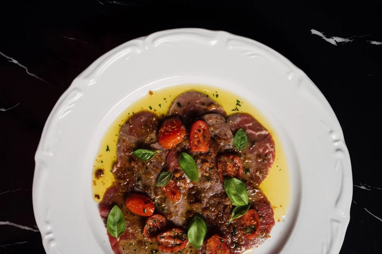Carpaccio tiepido della cucina di mammà