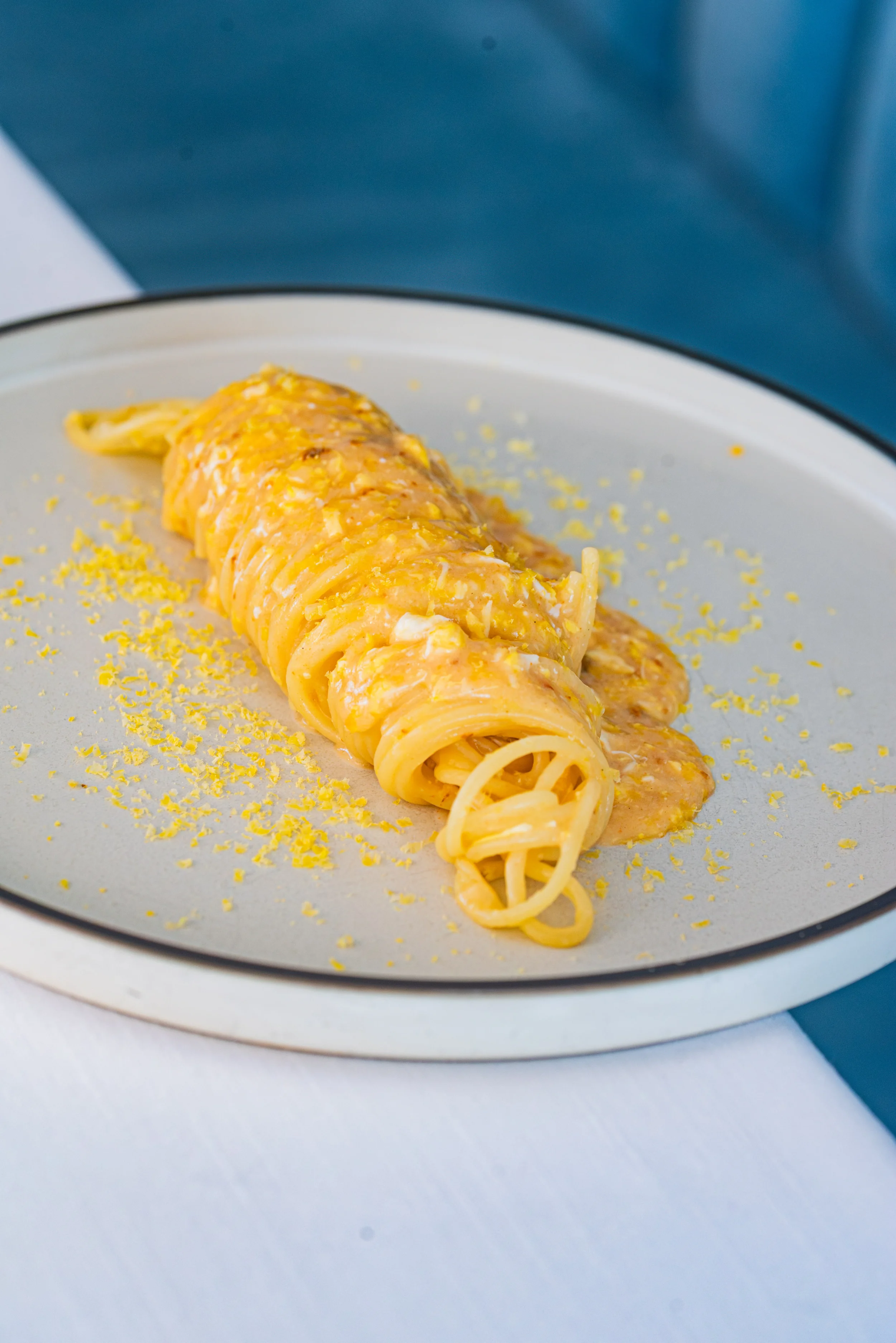 Puveriello e mare di Armonì Restaurant con riccio a Pozzuoli