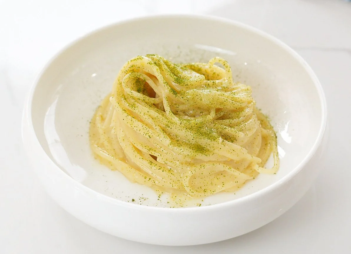 Spaghettino a limone chef Peppe Guida stella michelin
