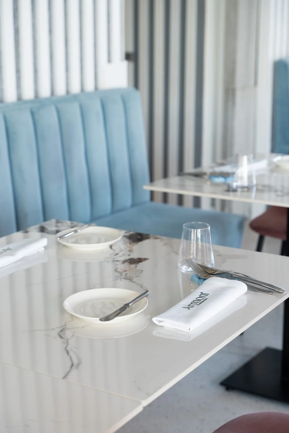 Mise en place di Armonì Restaurant Pozzuoli