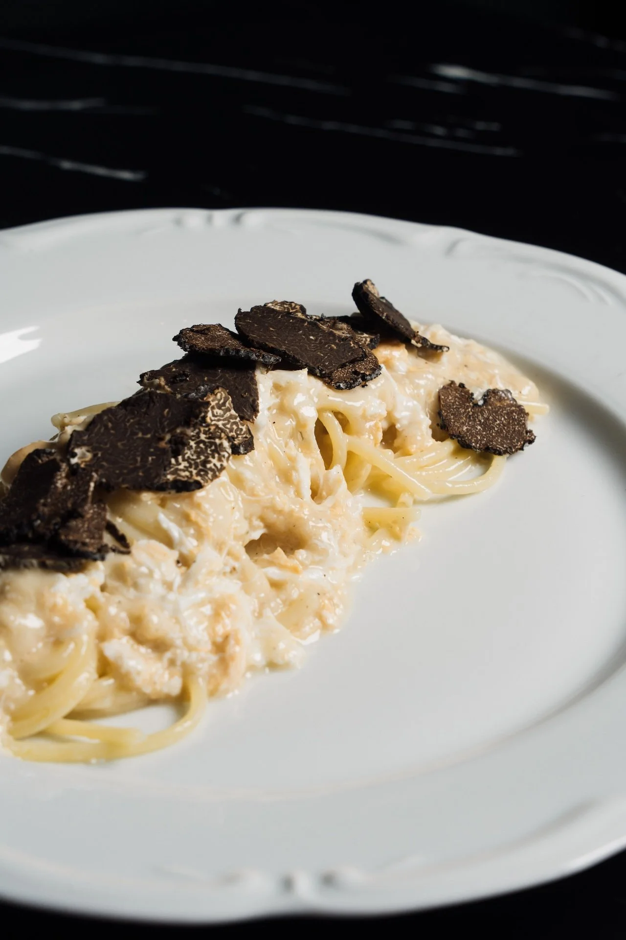Puveriello con tartufo di Armonì Restaurant, cucina napoletana elegante