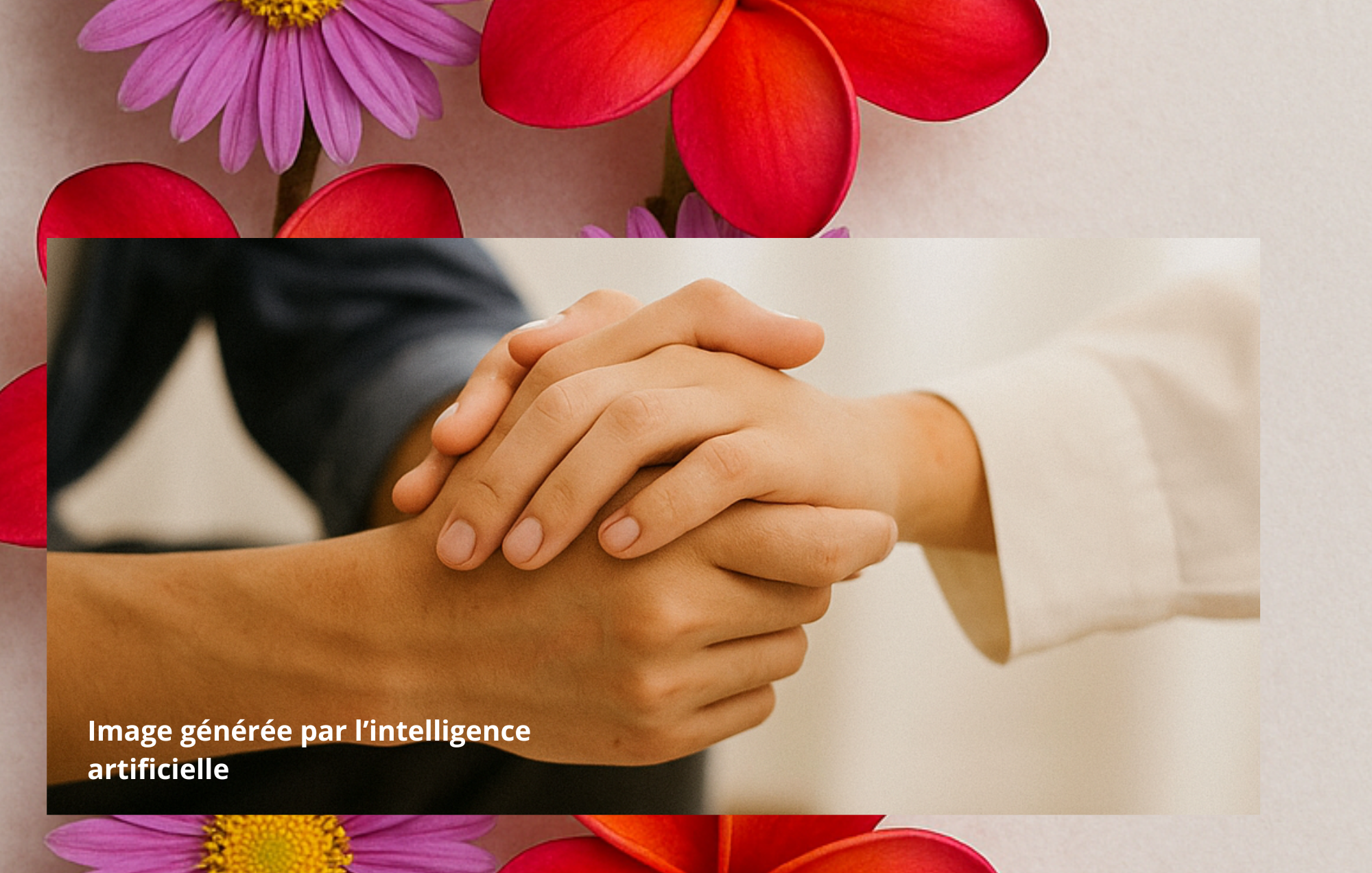 Poignée de main représentant une collaboration professionnelle dans le secteur de la santé.