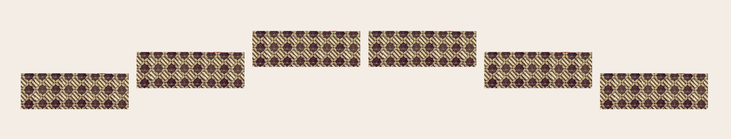 Motif géométrique décoratif en couleurs neutres.