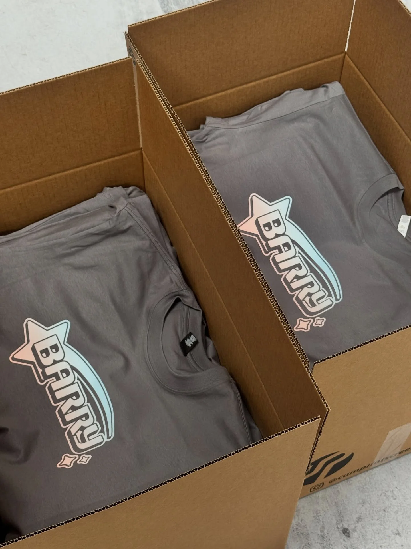 🍻quick top up of tees for the @barrysdrink boys for their @torquayhotel event 🍻