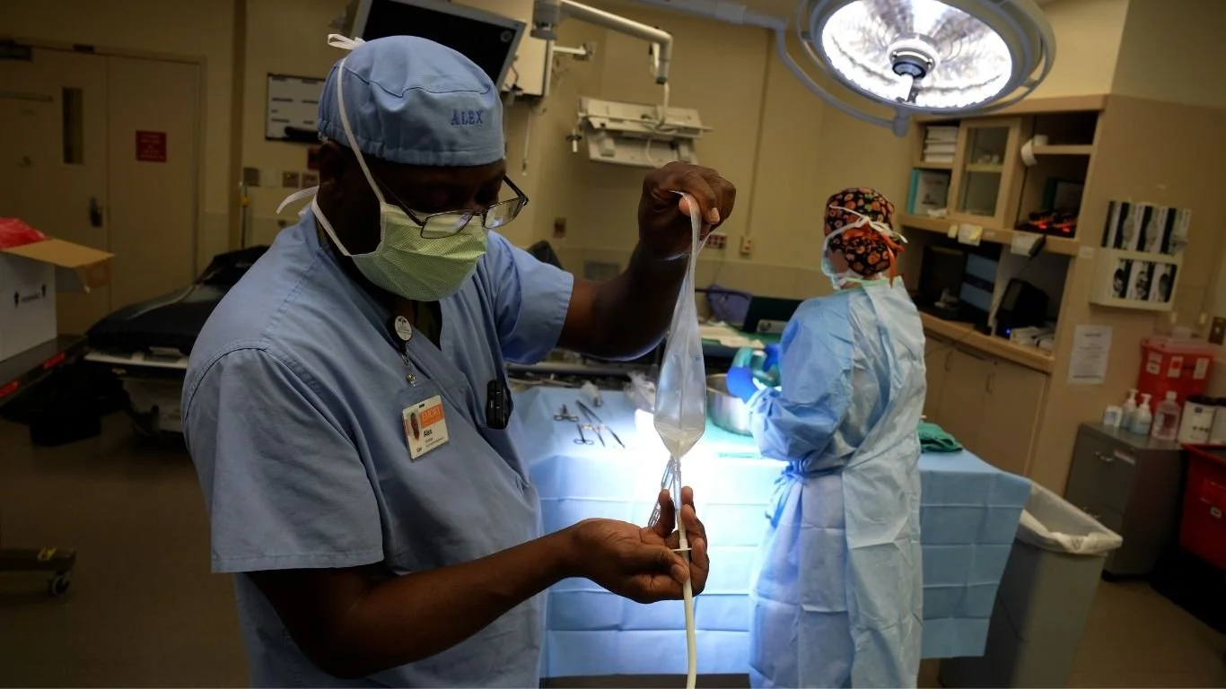 Organ Recovery Surgery team in the operating room