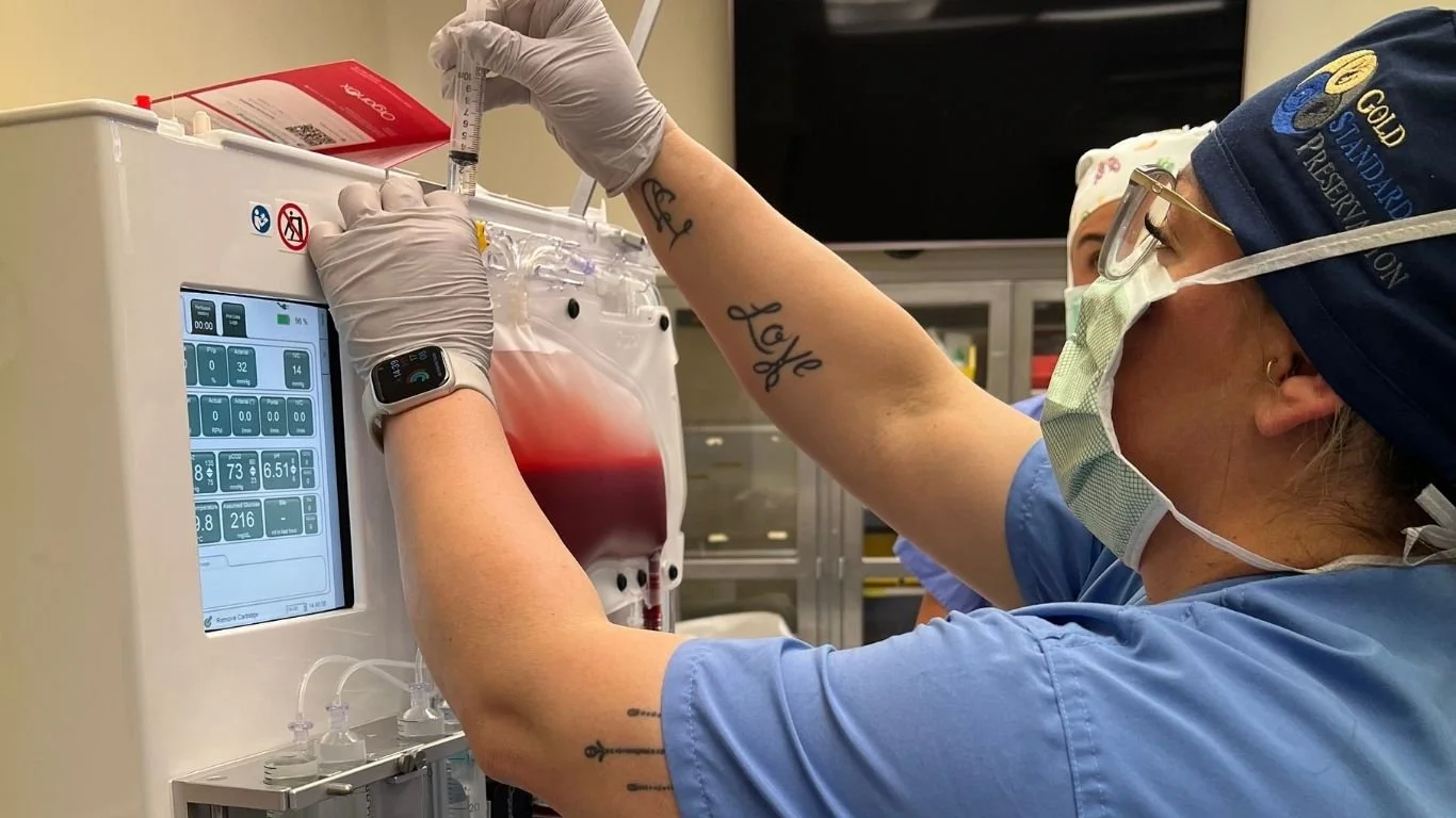 Perfusion Machine setup during organ preservation support.jpg