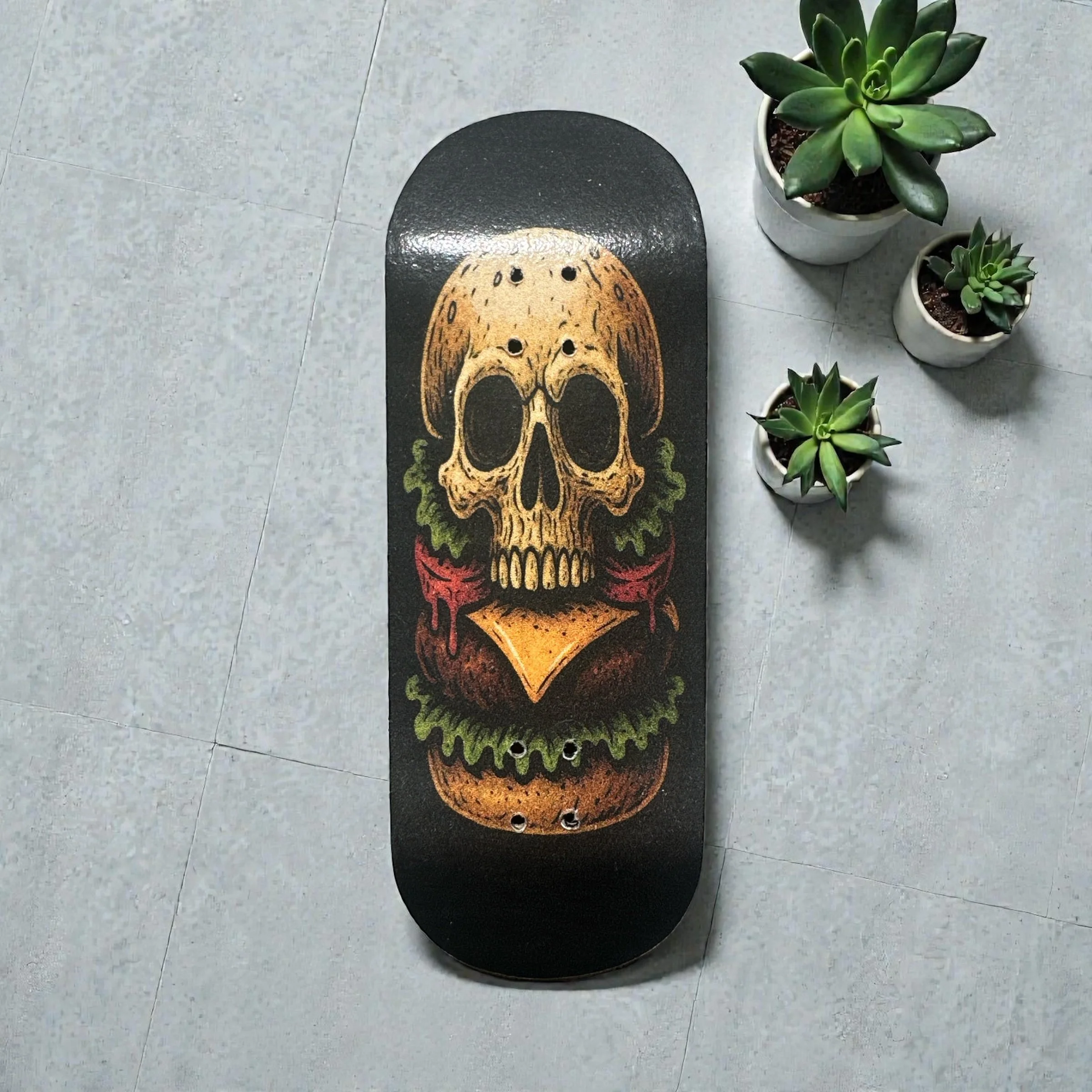 BloodShred's Cheese Burber Fingerboard Deck