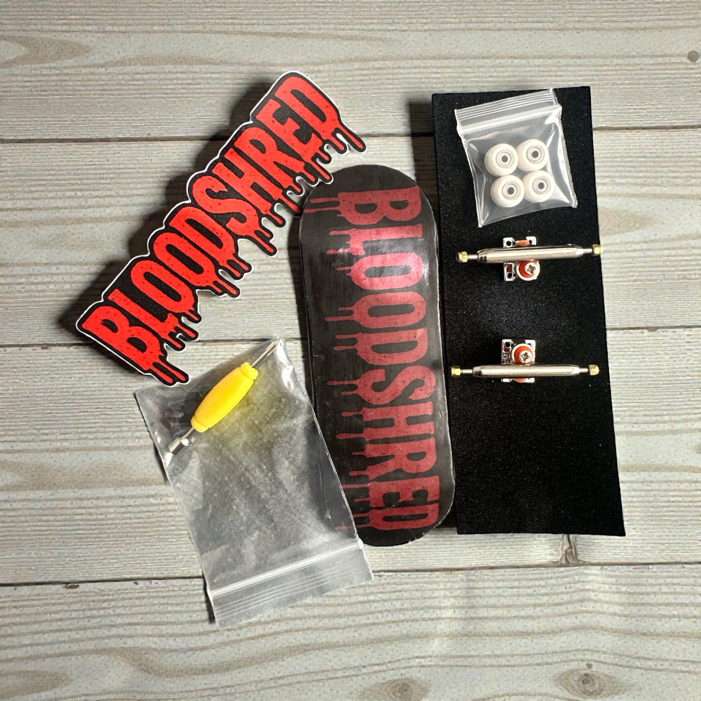 BloodShred Logo - Complete Fingerboard