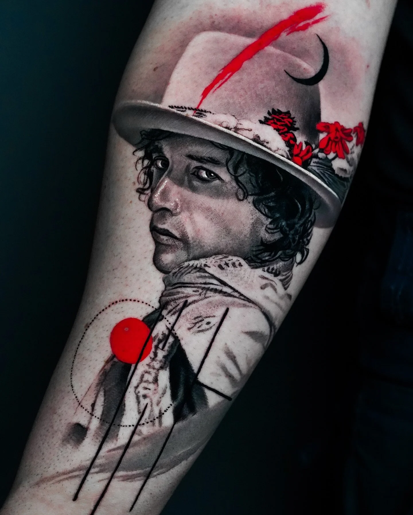 Bob Dylan 🎵
Honoured to tattoo this Bob Dylan portrait for Andrew, a true fan with great taste in music.
Thanks for trusting the process

I&rsquo;d love to take on more projects featuring musicians and artists portraits!

#bobdylan #musictattoo #por