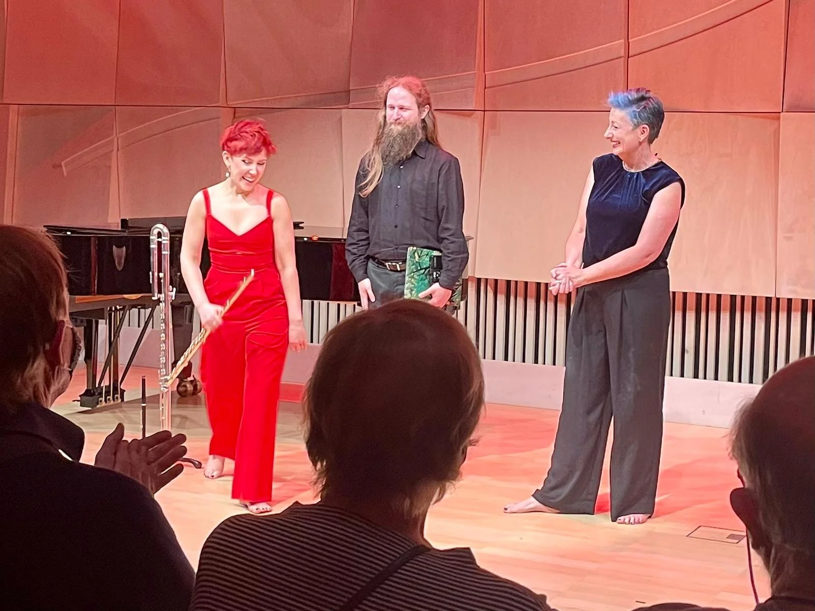 With Eliza Shephard and Peter de Jager, MRC 2023