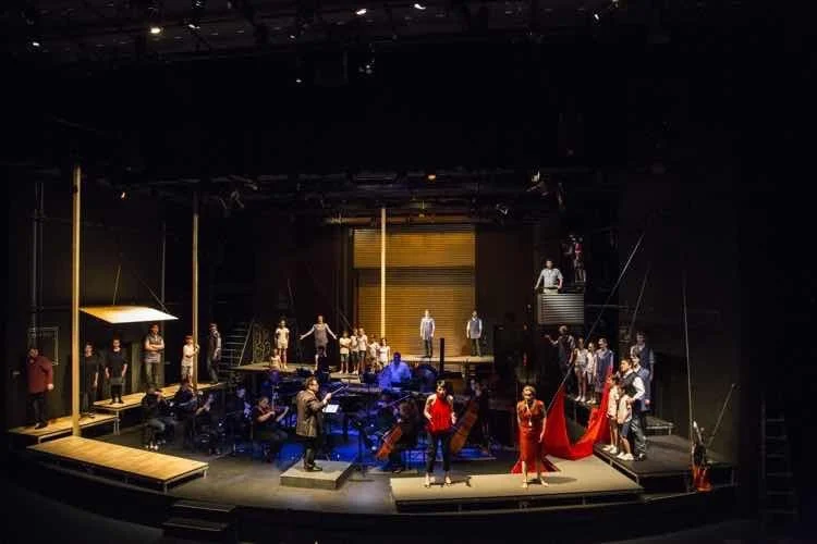 From a black sky, The Street Theatre 2013