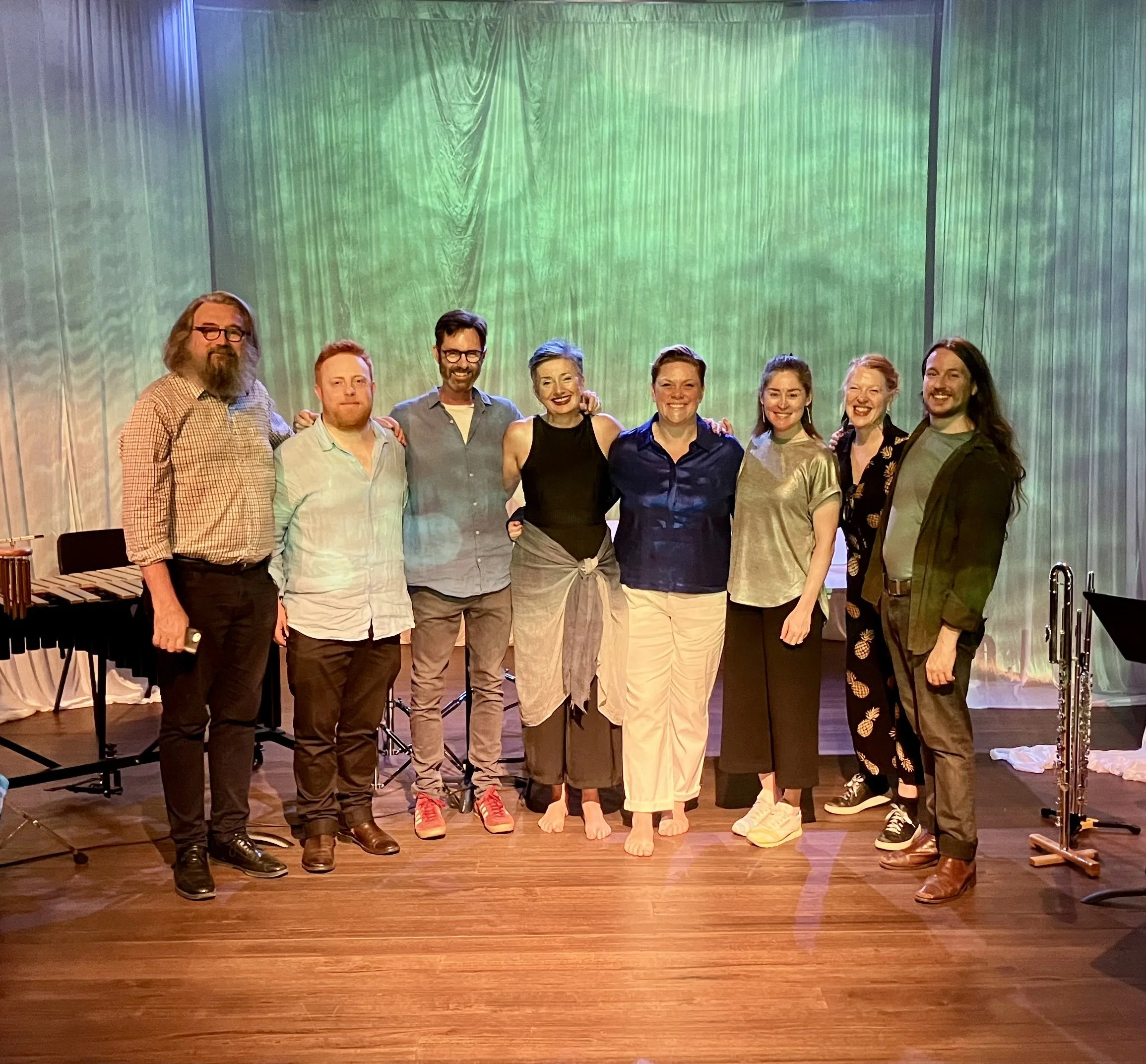 Unknown Swimmer premiere: Kevin March, Campbell Banks, Jason Reekie, JD, Laila Engle, Louise Devenish, Alyson Campbell, Justin Gardam. Best team ever. 2024