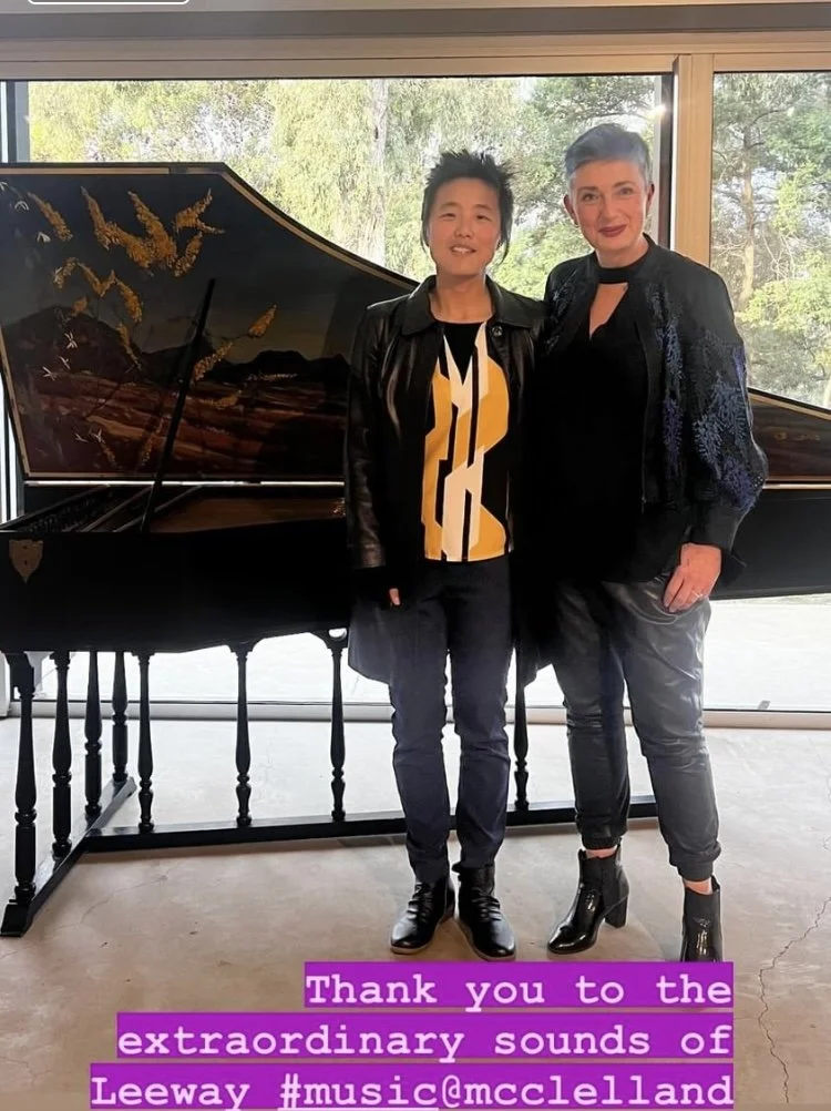 Leeway, with harpsichordist Joy Lee, Music at McClelland Gallery 2024