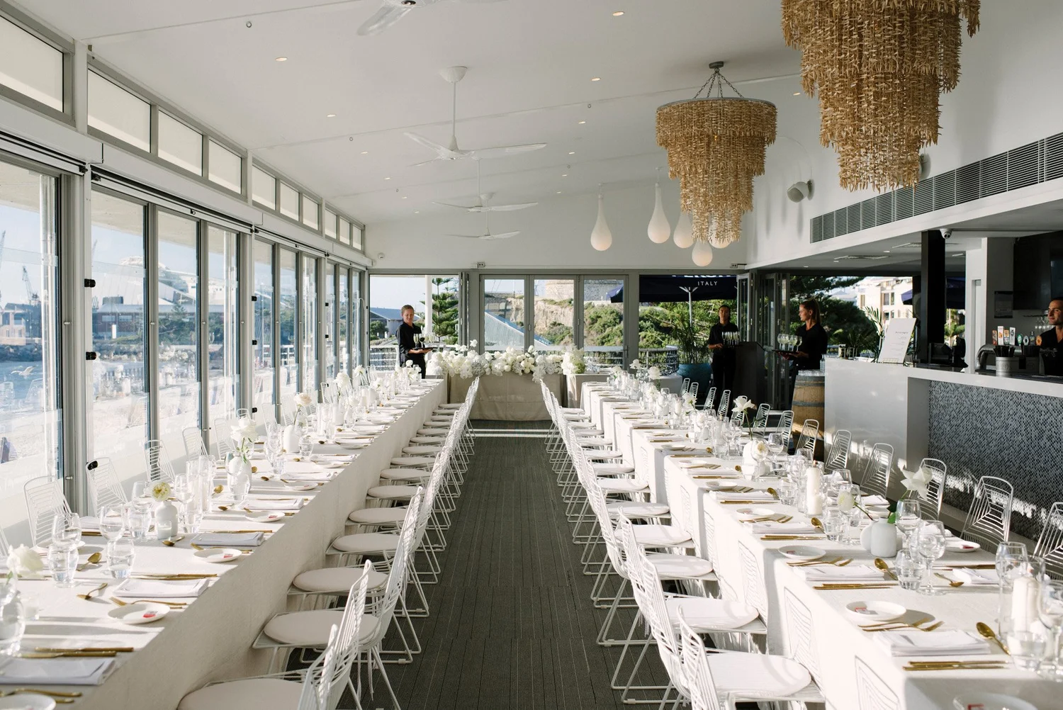 Wedding celebration at Bathers Beach House