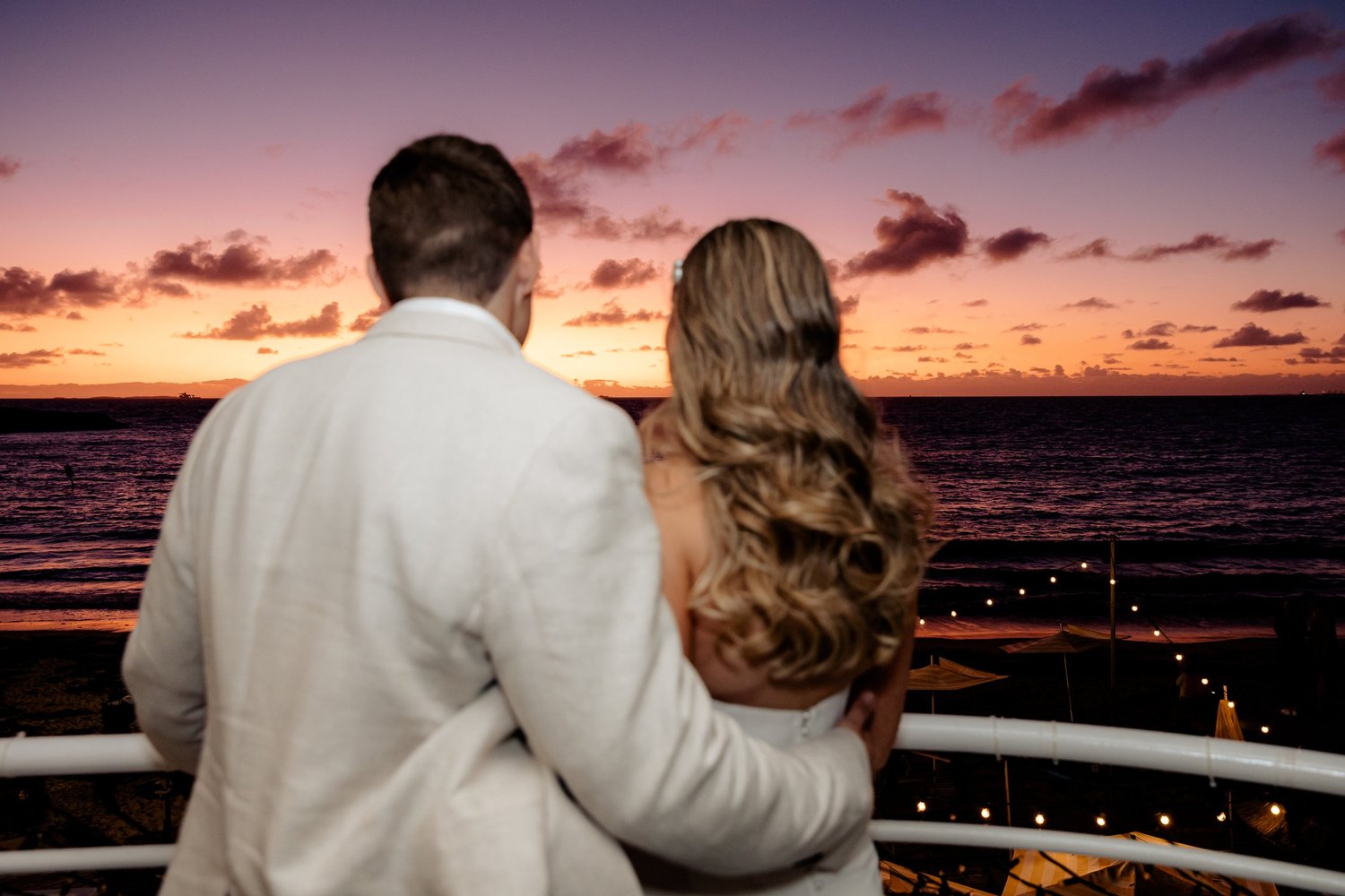 Wedding reception in the Bathers Beach House function room