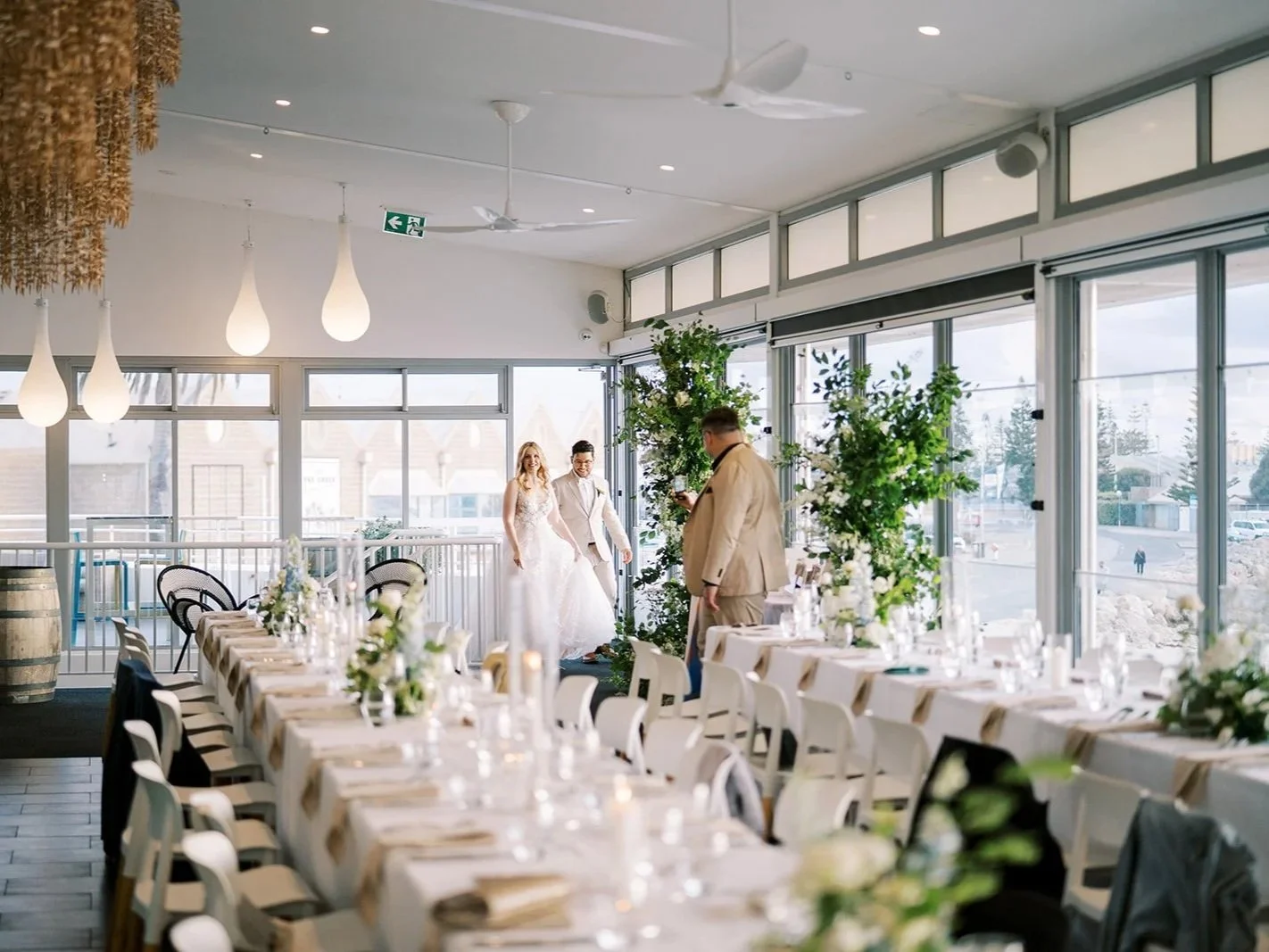 Wedding celebration at Bathers Beach House, photographed by Amelia Claire Photography