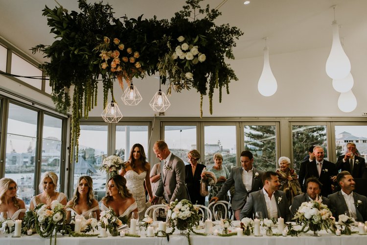 Madeleine and Aaron's wedding at Bathers Beach House