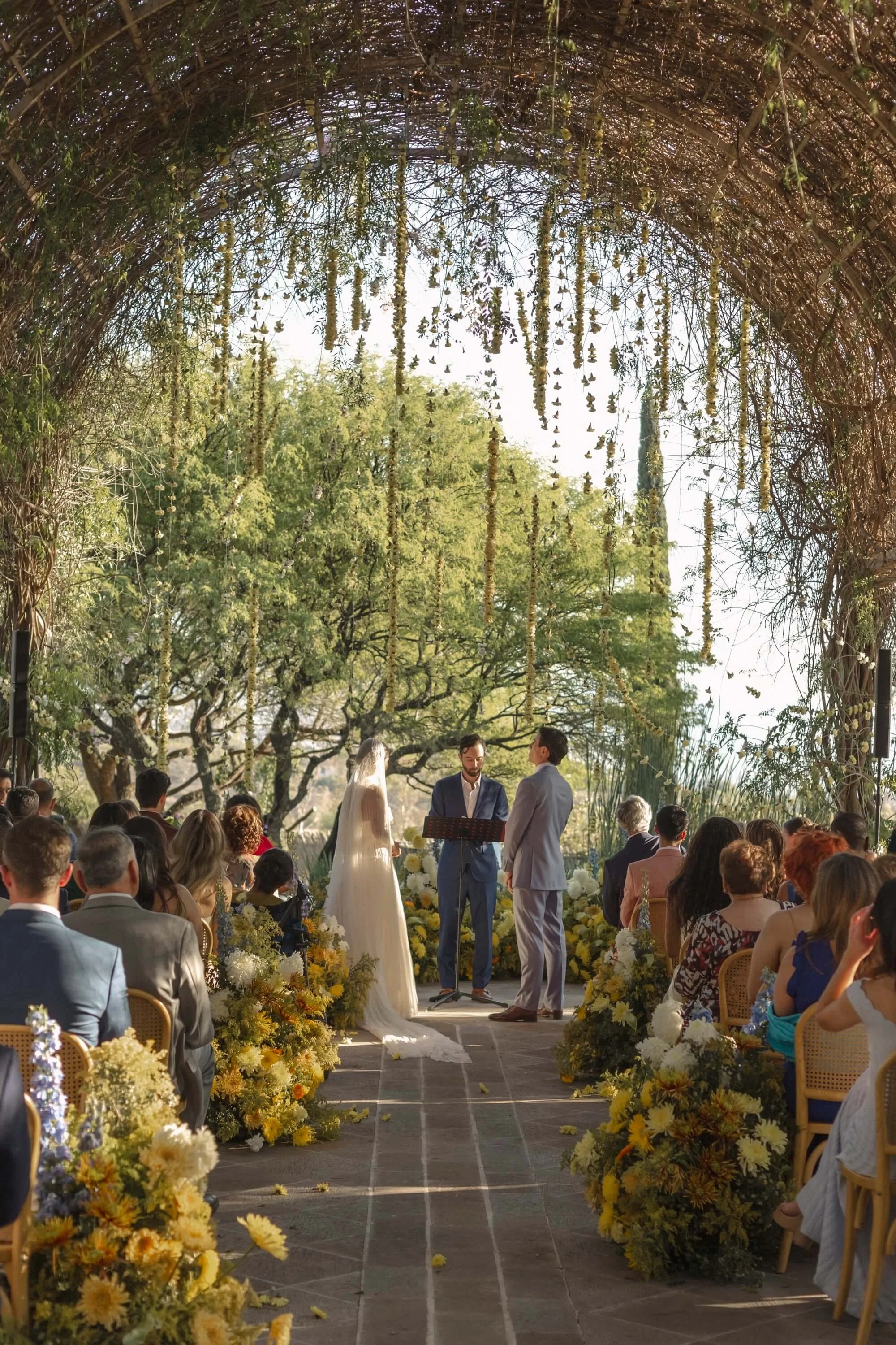 a story of tradition interpreted through modern florals