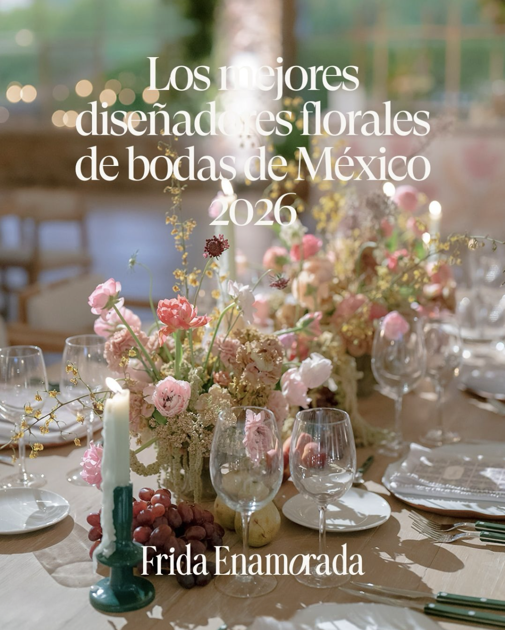 editorial coverage of luxury wedding florals in mexico