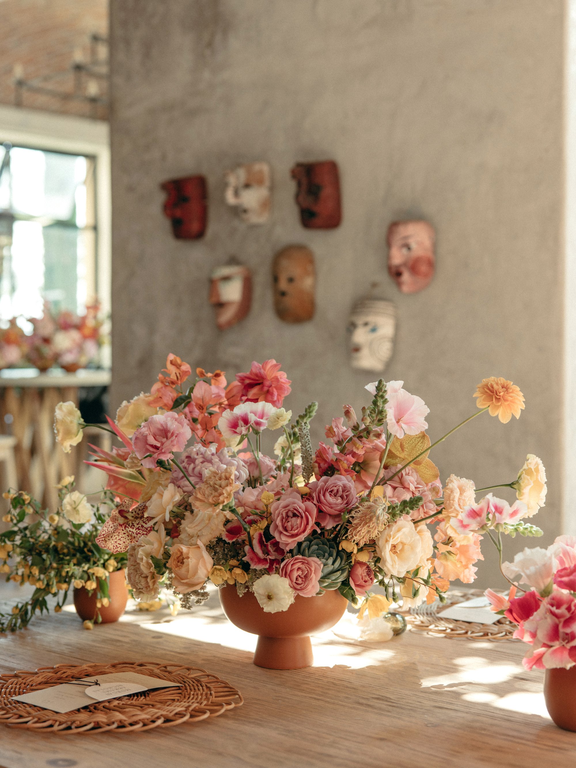 wedding altar floral installation luxury destination wedding mexico