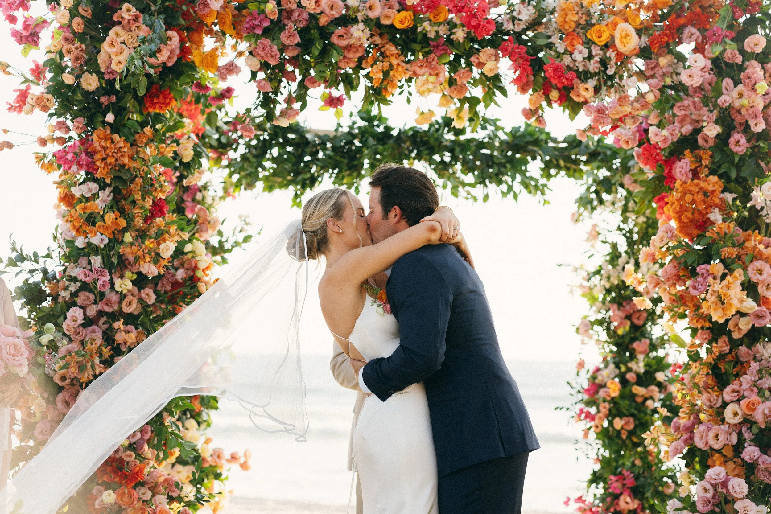 elegant wedding ceremony flowers san miguel de allende mexico
